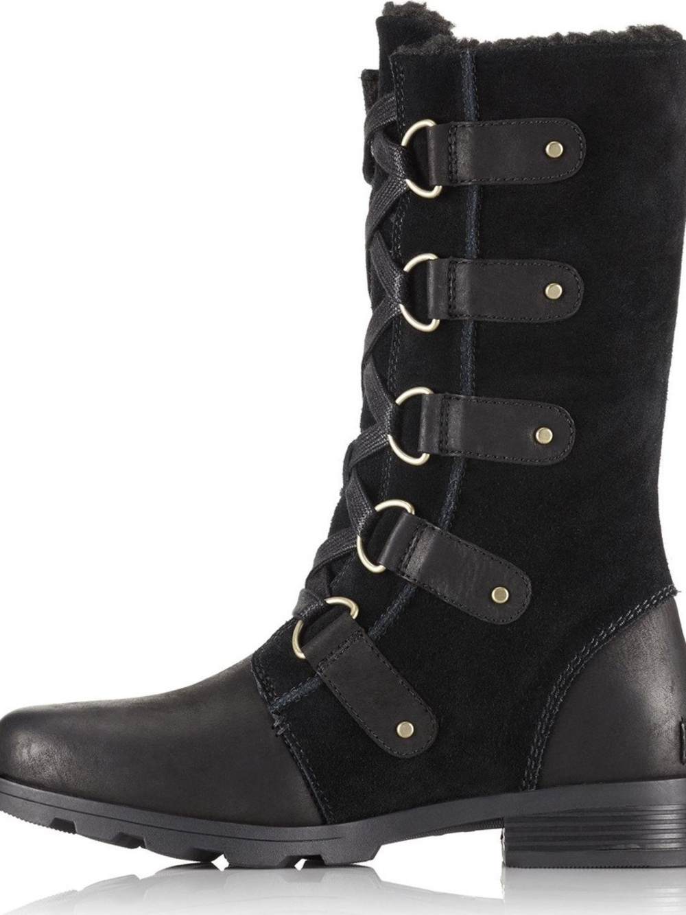 Sorel Emelie Boots fleece lined boots winter boots Tie up warm sz 8.5